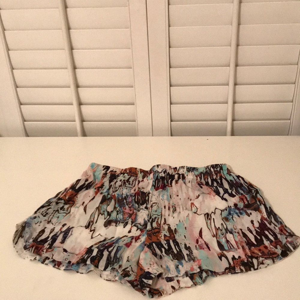 French Connection Drip-Dye Shorts